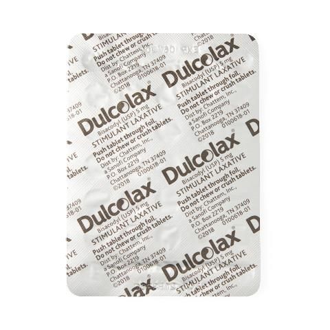 Dulcolax Overnight Laxative Tablet Bisacodyl 5mg 50Ct