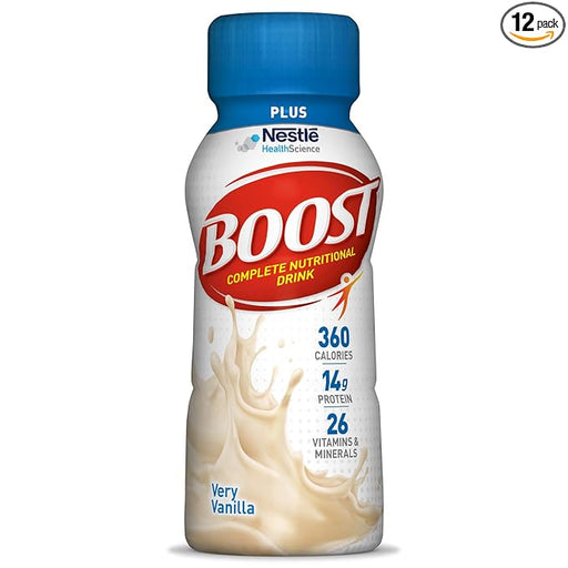 Boost Plus Drink, Very Vanilla, 8 fl. oz., 24Ct