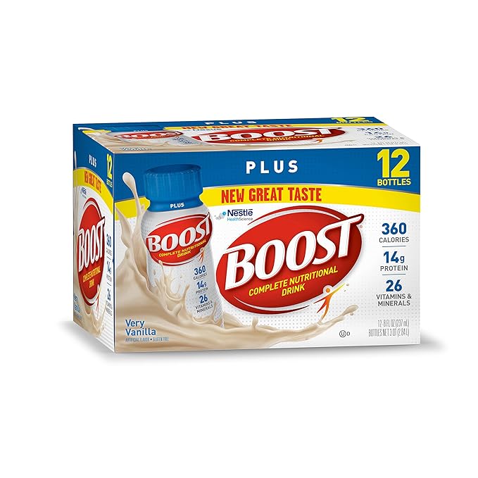 Boost Plus Drink, Very Vanilla, 8 fl. oz., 24Ct