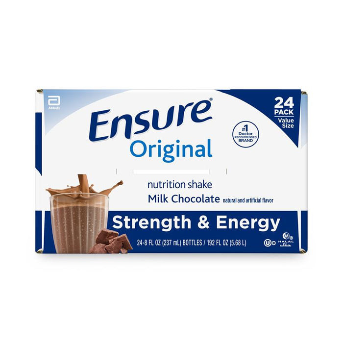 Ensure Original Therapeutic Nutrition Shake, Chocolate, 8 oz. Reclosable Carton