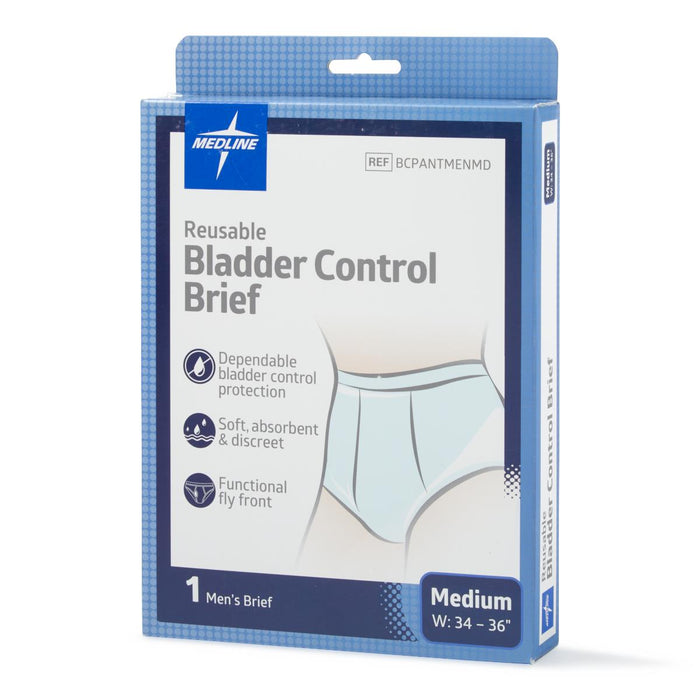 Medline Men's Reusable Bladder Control Brief XL 1Ct