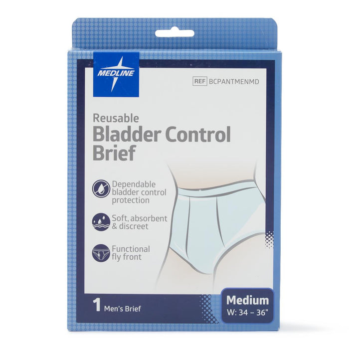 Medline Men's Reusable Bladder Control Brief 2XL 1Ct