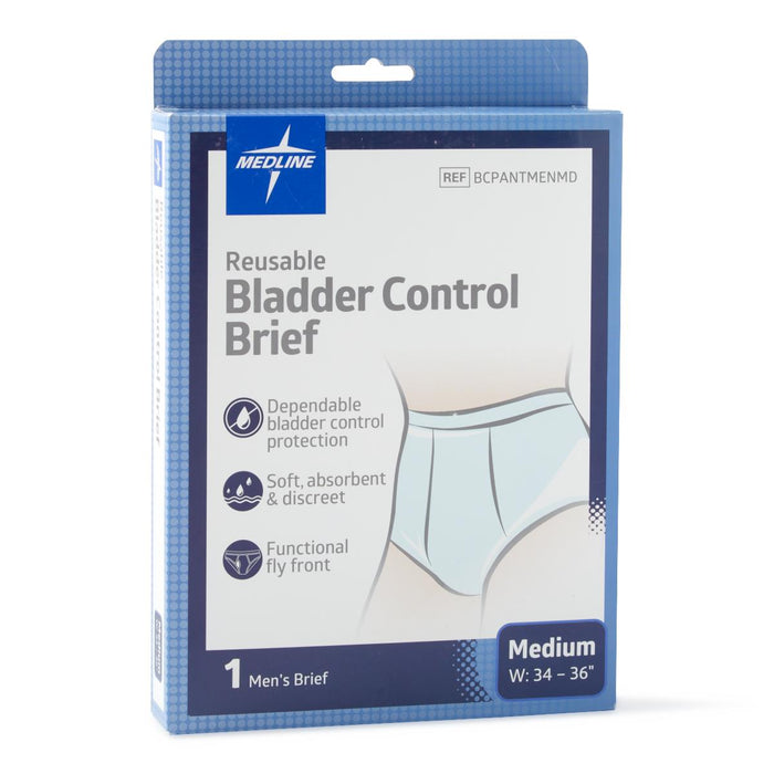 Medline Men's Reusable Bladder Control Brief XL 1Ct