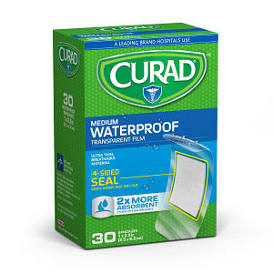 CURAD Bandage Clear Strip 1" x 2.5" 30 Ct/1 BX