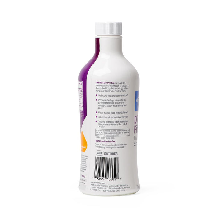 Medline Dietary Fiber+ Liquid Supplement