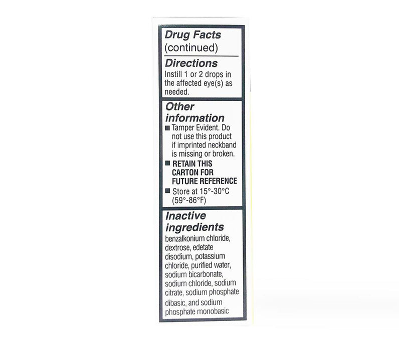 Artificial Tears Drops compare to Visine®