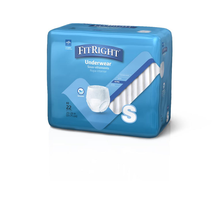 FitRight Protection Plus Classic Adult Underwear Small