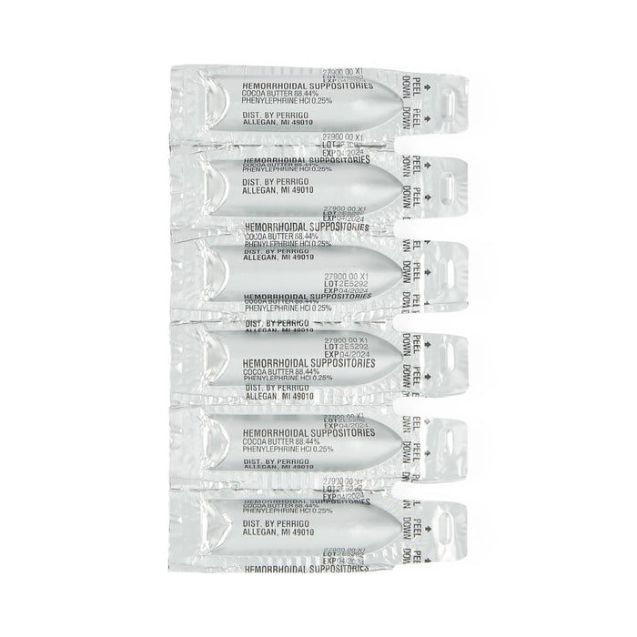 Hemorrhoid  Suppositories 12ct