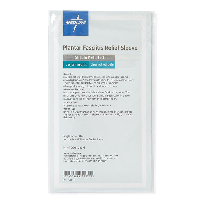 Plantar Fasciitis Sleeve Blk EA M