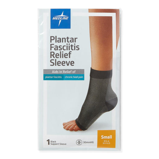 Plantar Fasciitis Sleeve Blk EA S