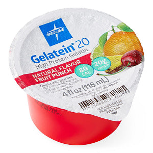 Active Gelatein20 Gelatina Sabor Ponche de Frutas Tazas de 4oz 12Ct