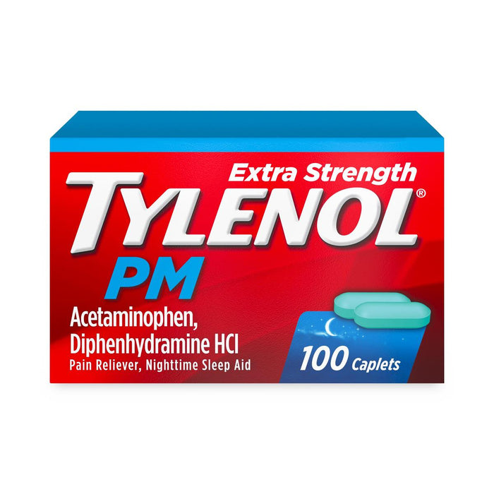 Tylenol Caplet PM 100 Ct