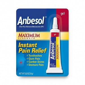 Anbesol Pain Relief Gel, Max Strength