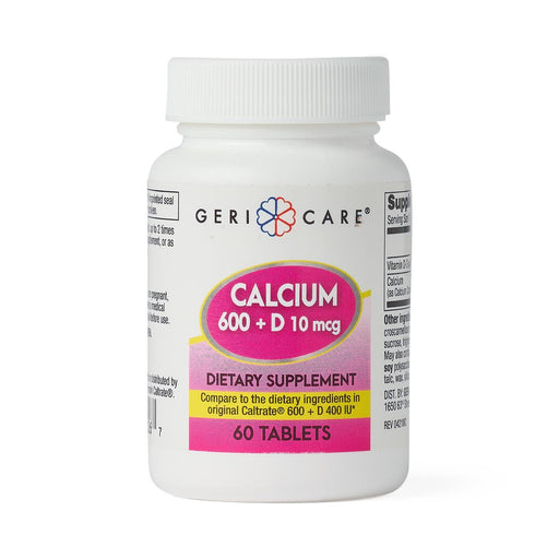 Calcium 600 Mg Vit D 10 Mcg Tab 60 BT