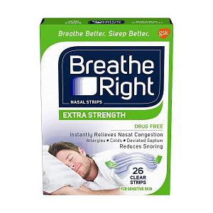 Breathe Right Clear Nasal Strips Extra Strength