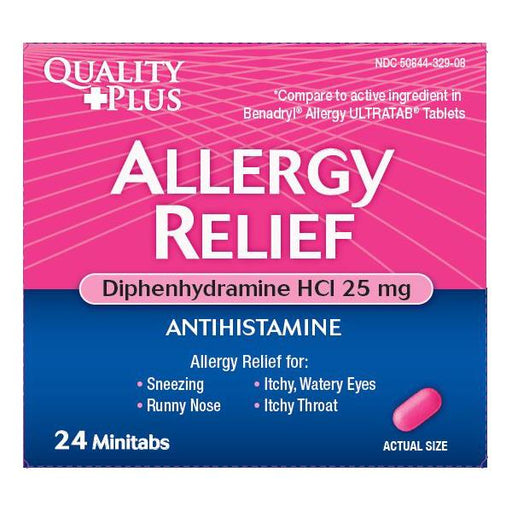 Chlorpheniramine Maleate compare to Benadryl® 25 MG / 24 count