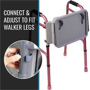 Folding Walker Trays With Cup Holders