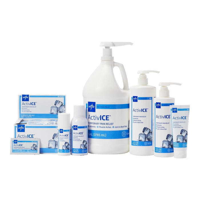 Medline ActivICE Analgésico tópico 4oz Gel 1Ct 