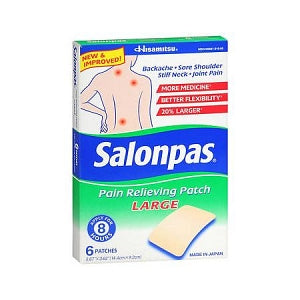 Salonpas Pain Relieving Patch 6 ct Large