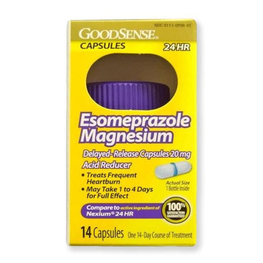 Esomeprazol Cápsula de magnesio de liberación retardada 20 mg 14 ct