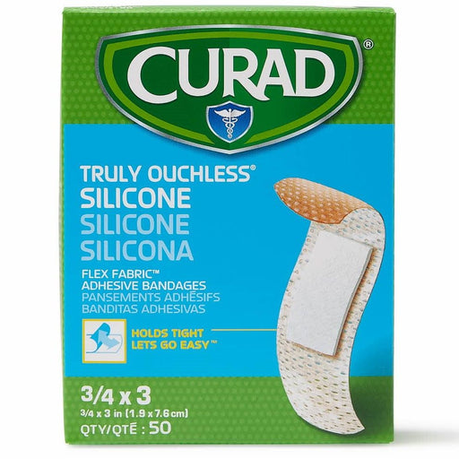 CURAD Vendas Adhesivas De Silicona 0.75x3 50Ct