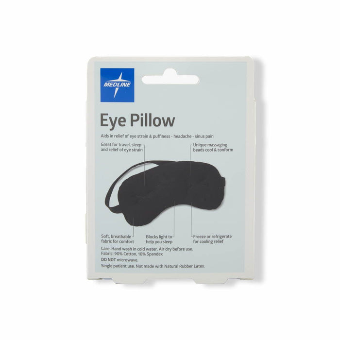 Almohada para ojos Medline, color negro 