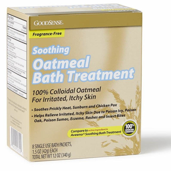 GoodSense Soothing Oatmeal Bath Treatment, 1.5oz, 8Ct