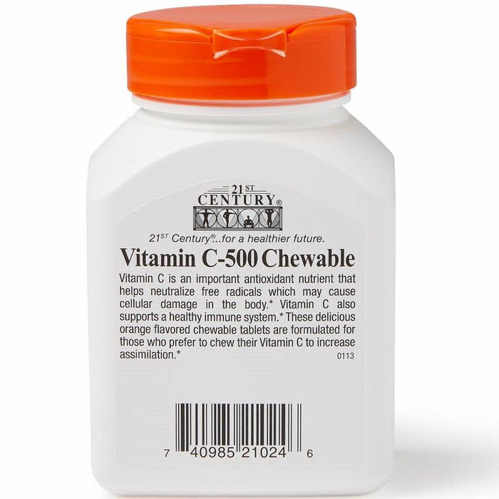 Vitamina C-500 Comprimidos Masticables 500mg 110Ct