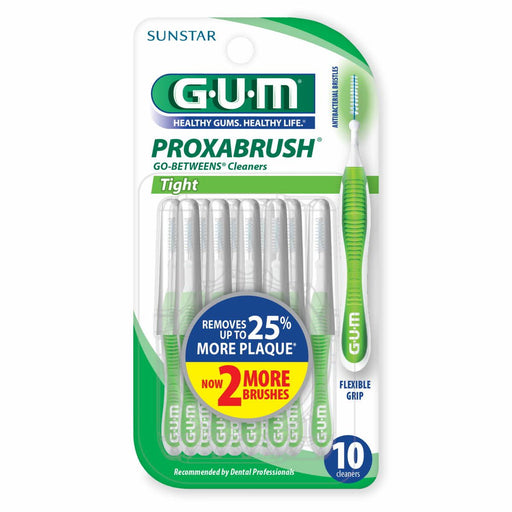 Limpiadores dentales GUM Proxabrush Go-Betweens 10 unidades 