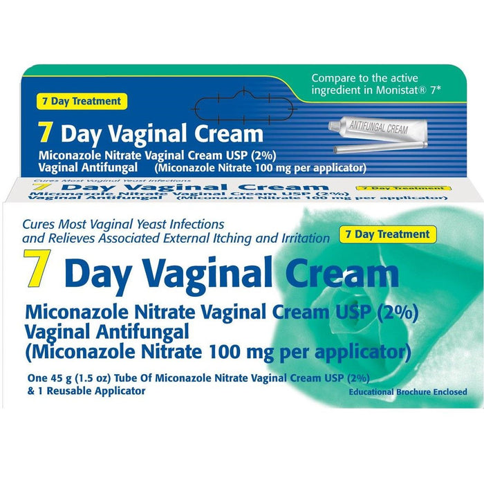 Miconazole Nitrate 2% 7-Day Vaginal Cream With Applicator
