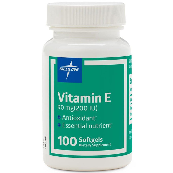 Medline Vitamin E Softgel 90mg 100Ct