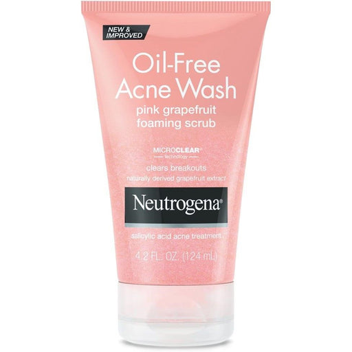 Neutrogena Oil-Free Acne Wash Foaming Scrub 4.2oz 1Ct