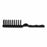 Medline Plastic Adult Hairbrush Vented, 7.25in Black 1Ct