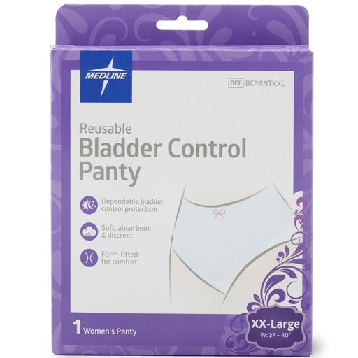 Medline Women's Reusable Bladder Control Panty 2XL 1Ct