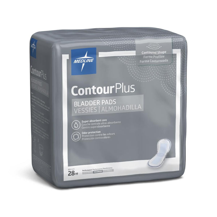 Medline ContourPlus Bladder Pad Maximum 6.5x13.5 28Ct