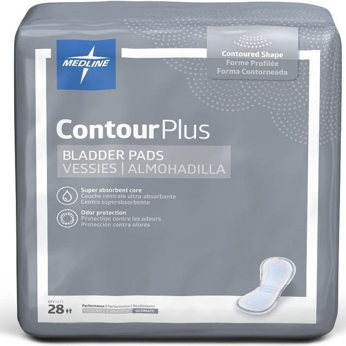 Medline ContourPlus Almohadilla para la vejiga Ultimate 8x17 28 unidades 