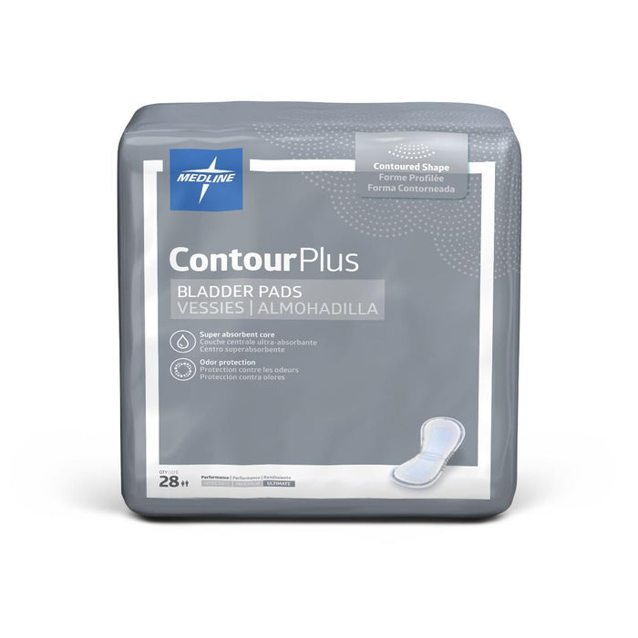 Medline ContourPlus Almohadilla para la vejiga Ultimate 8x17 28 unidades 