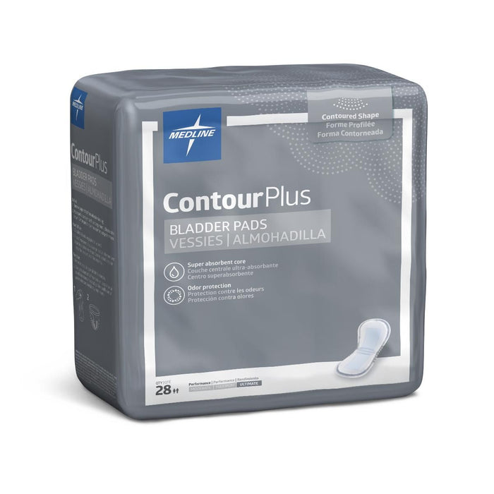 Medline ContourPlus Almohadilla para la vejiga Ultimate 8x17 28 unidades 