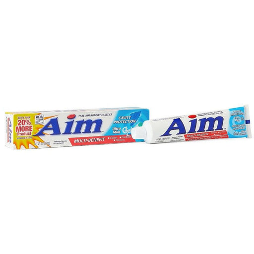 Aim Cavity Protection Pasta de dientes en gel de menta 5.5oz 1Ct 