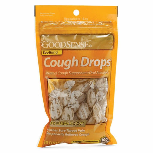 GoodSense Cough Drops 7.5mg Menthol Honey Lemon 30Ct