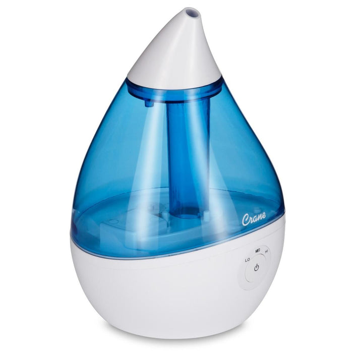 Crane Droplet Ultrasonic Cool Mist Humidifier, 0.5Gal 1Ct