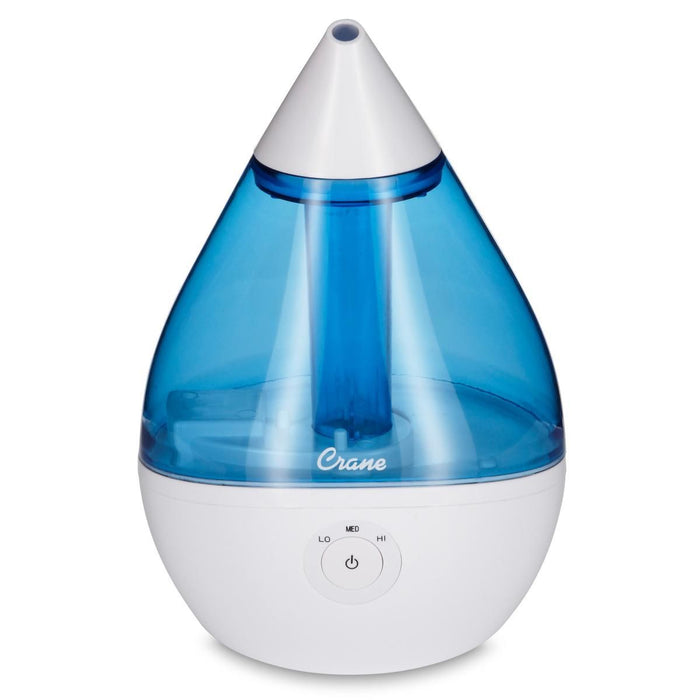 Crane Droplet Ultrasonic Cool Mist Humidifier, 0.5Gal 1Ct