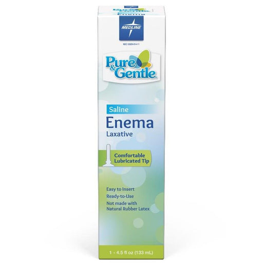 Medline Laxante Enema Salino Puro y Suave 4.5oz 1Ct