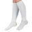 CURAD Cushion Compression Sock 15-20mmHg Wh B Reg 1Pr