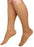CURAD Knee Compression Hosiery 15-20mmHg Tan Reg 1Pr