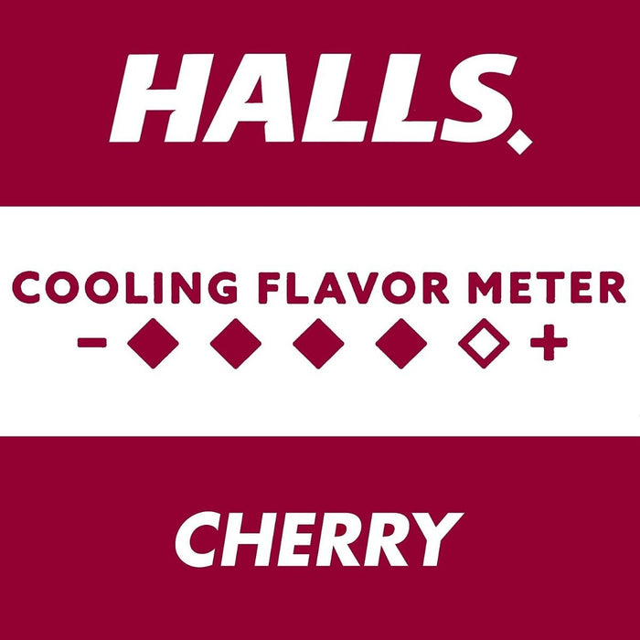 Halls Cherry Cough Drops 30Ct