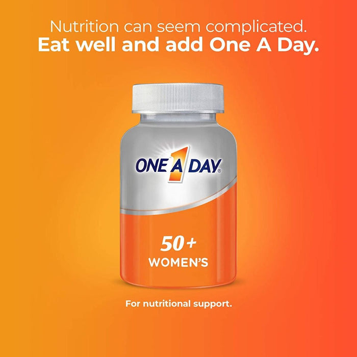 One A Day Women's 50+ Advantage Multivitamins, Tablets 100Ct