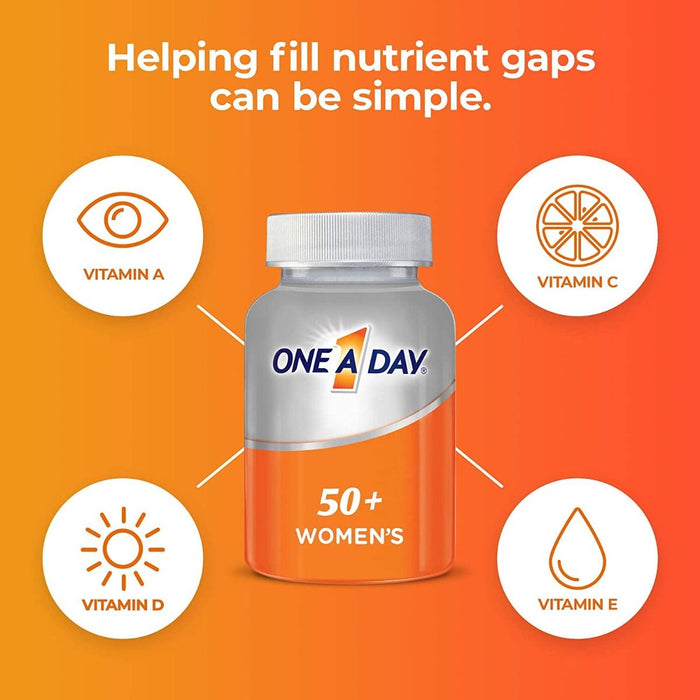 One A Day Women's 50+ Advantage Multivitamins, Tablets 100Ct