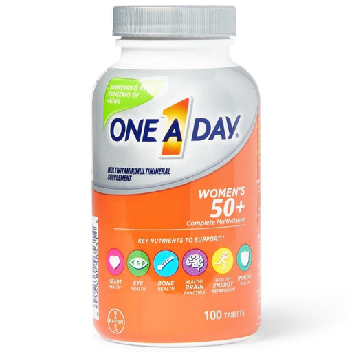 One A Day Women's 50+ Advantage Multivitamins, Tablets 100Ct