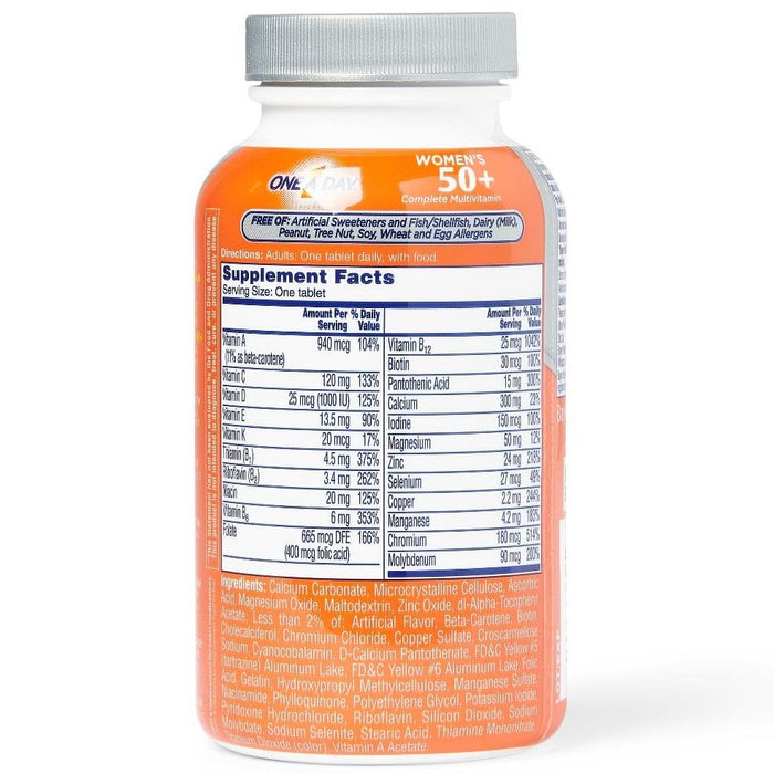 One A Day Women's 50+ Advantage Multivitamins, Tablets 100Ct